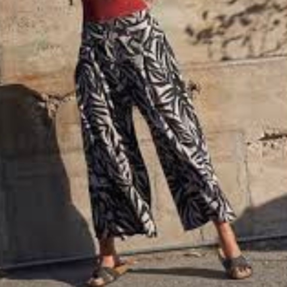 NWT Free People Movement size XS wide leg zipper - Picture 3 of 11